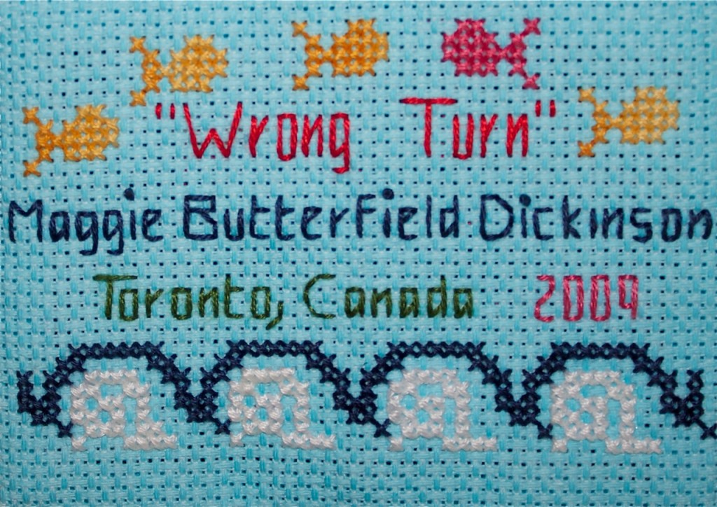 Label for "Wrong Turn"